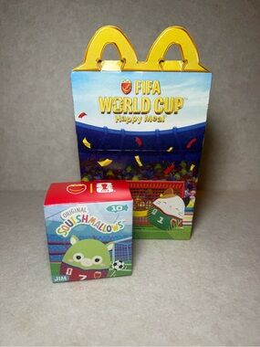 #10 JIM McDonald's FIFA World Cup 2026 Squishmallows Happy Meal Toy NWT